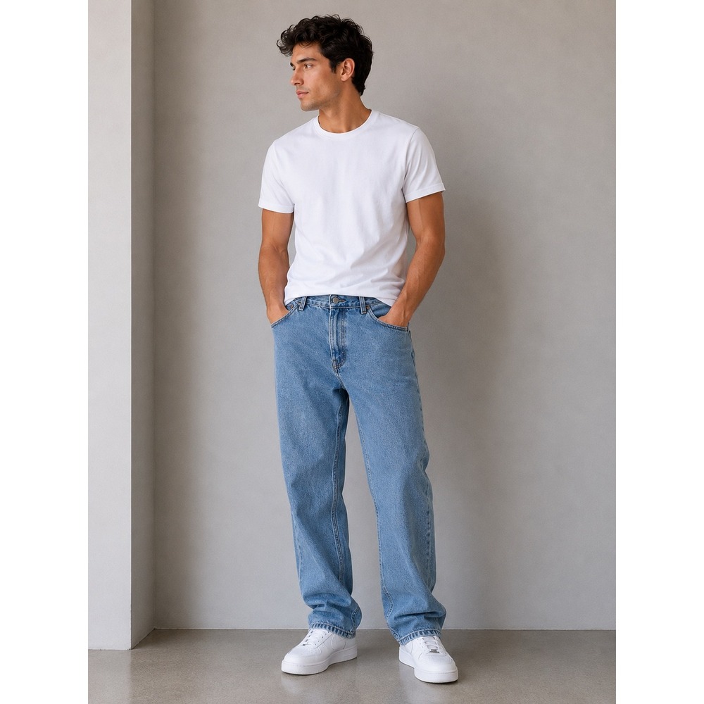 Levi's 550 Mens Relaxed Fit Jeans Size 42x32 Medium Wash Denim Classic NWT